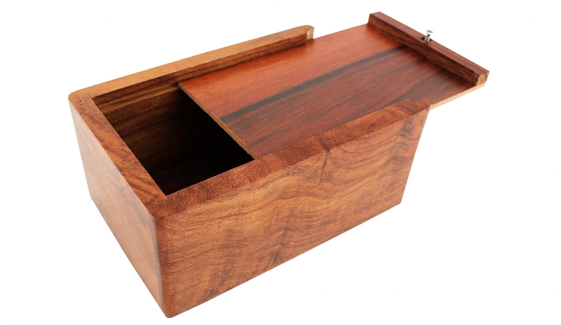 Box for ashes - dark wood medium