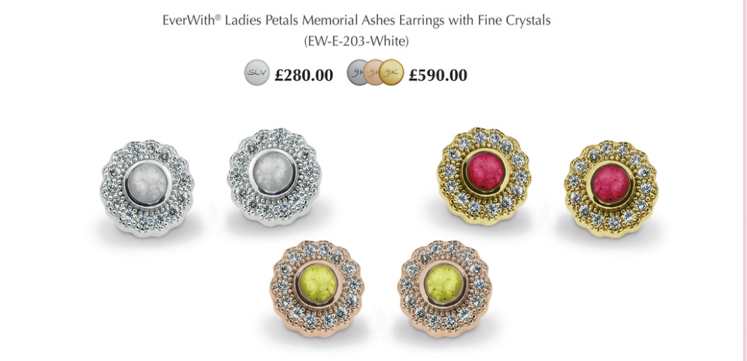 Ever With Jewellery With Ashes Range