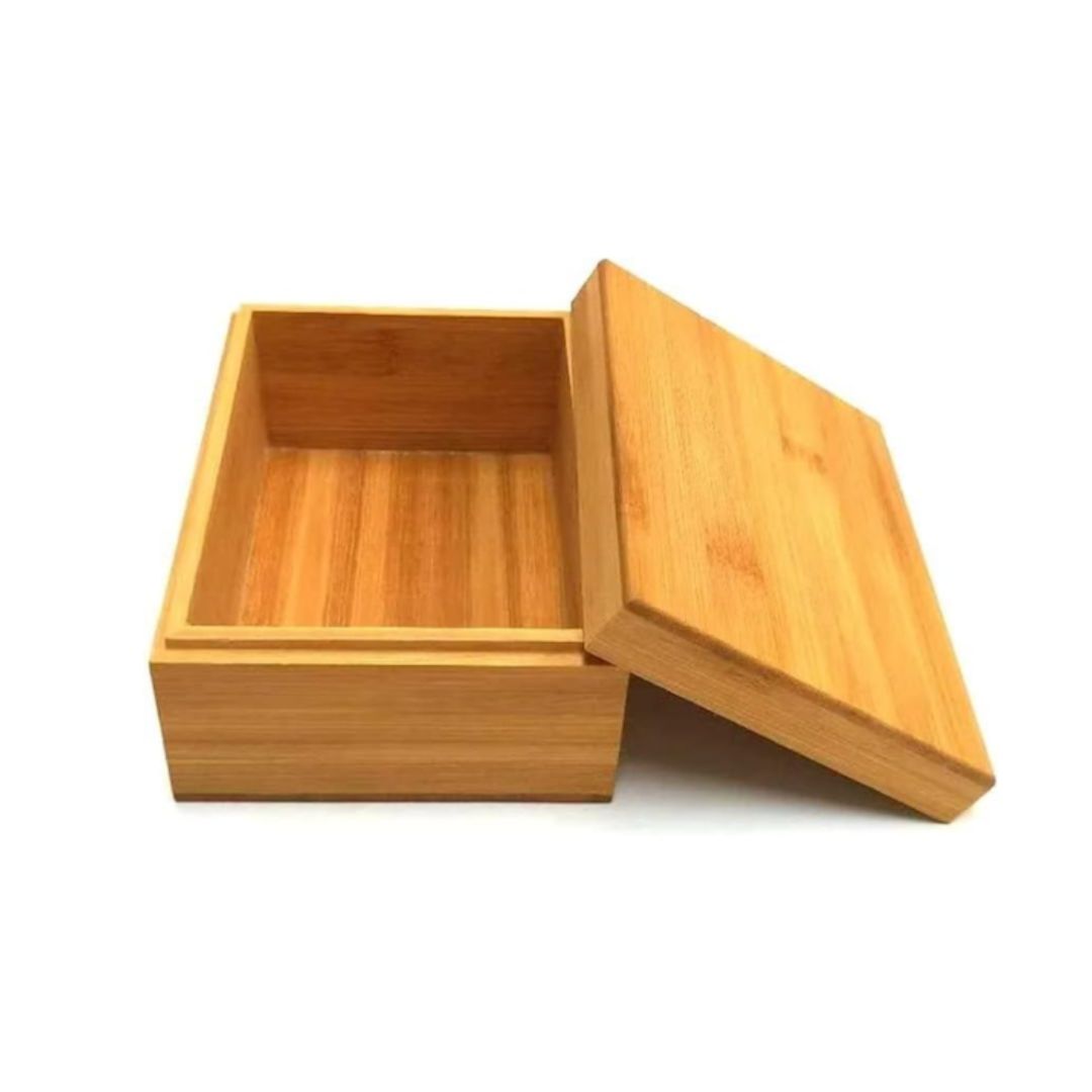 Box for ashes - medium bamboo wood