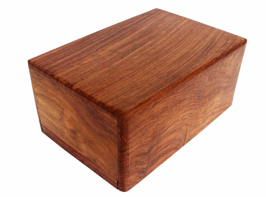 Box for ashes -dark wood medium