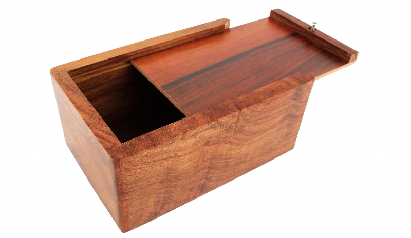 Box for ashes - dark wood large