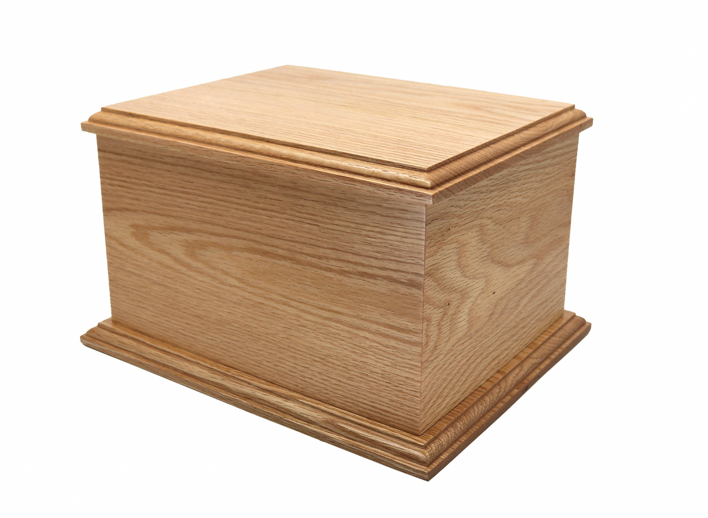 27cm by 16cm tall Solid Oak Casket for Pet Ashes