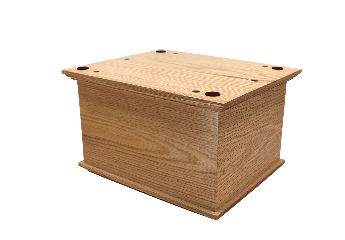 27cm by 16cm tall Solid Oak Casket for Pet Ashes