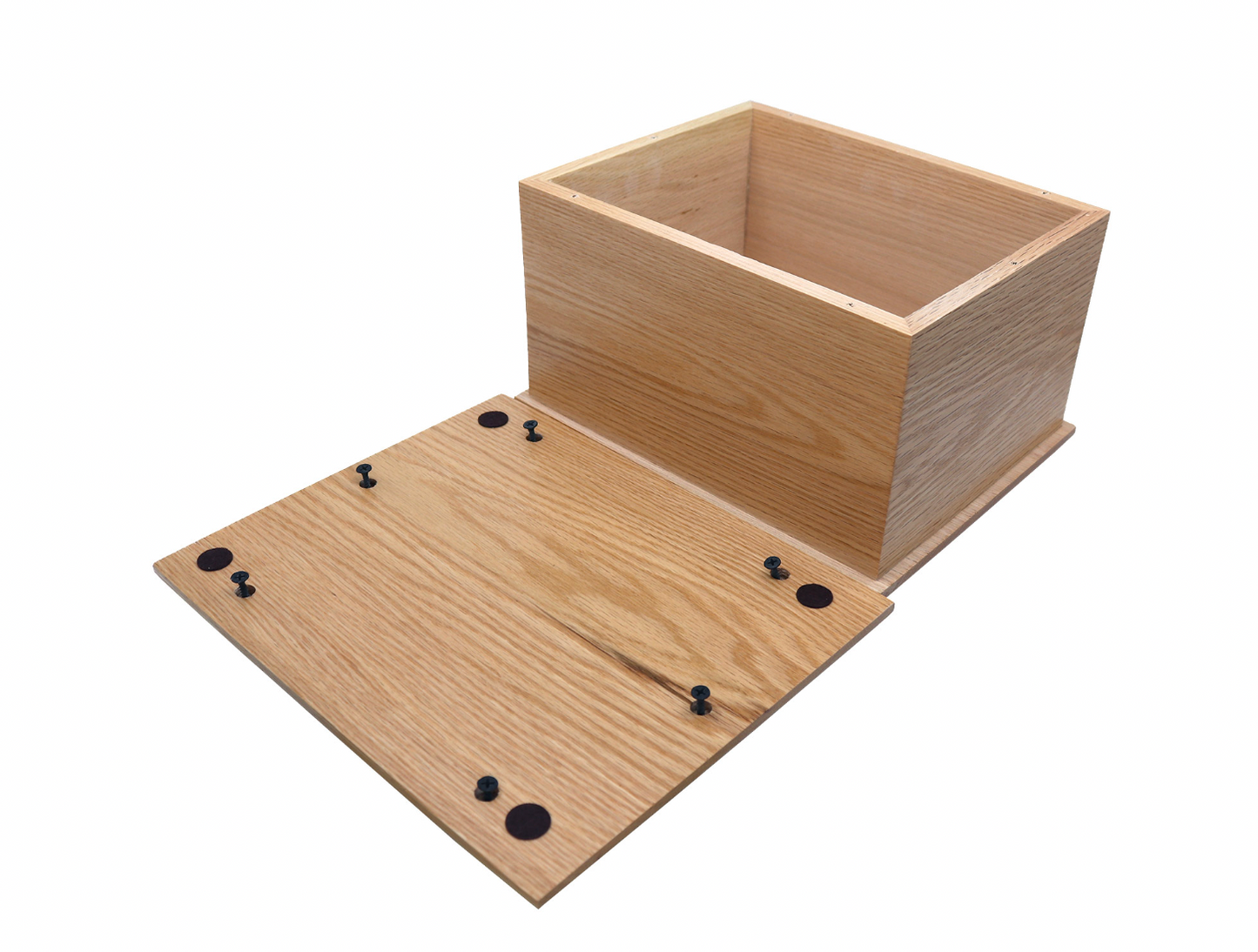 27cm by 16cm tall Solid Oak Casket for Pet Ashes