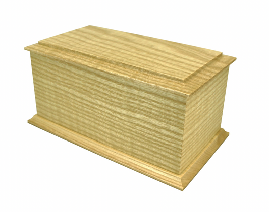 23cm Ash Solid Wood Casket for Pet Ashes