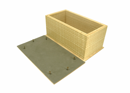 23cm Ash Solid Wood Casket for Pet Ashes