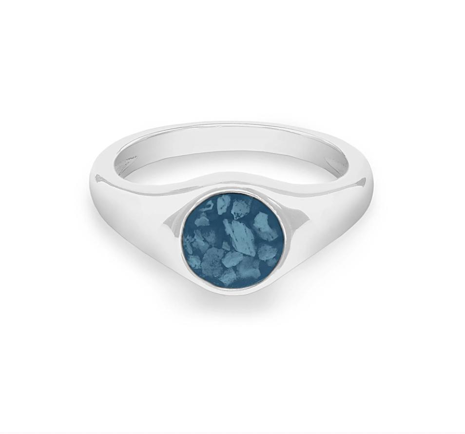 Unisex Pride Memorial Ashes Ring