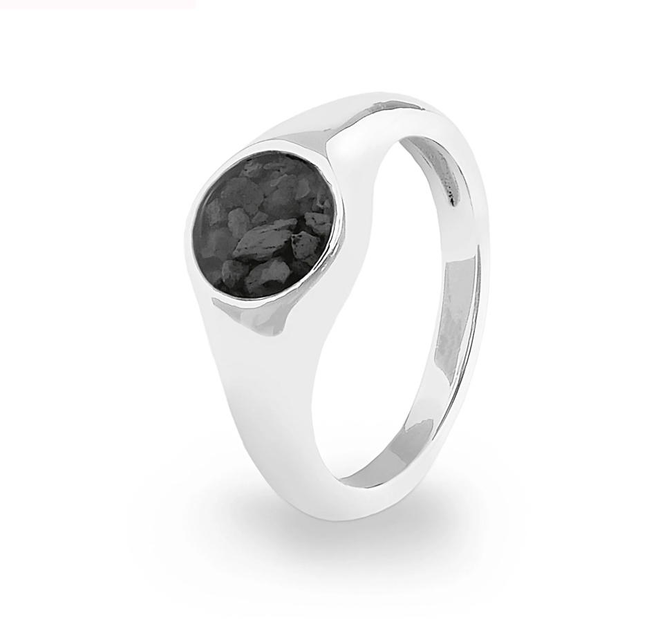 Unisex Pride Memorial Ashes Ring
