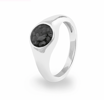 Unisex Pride Memorial Ashes Ring