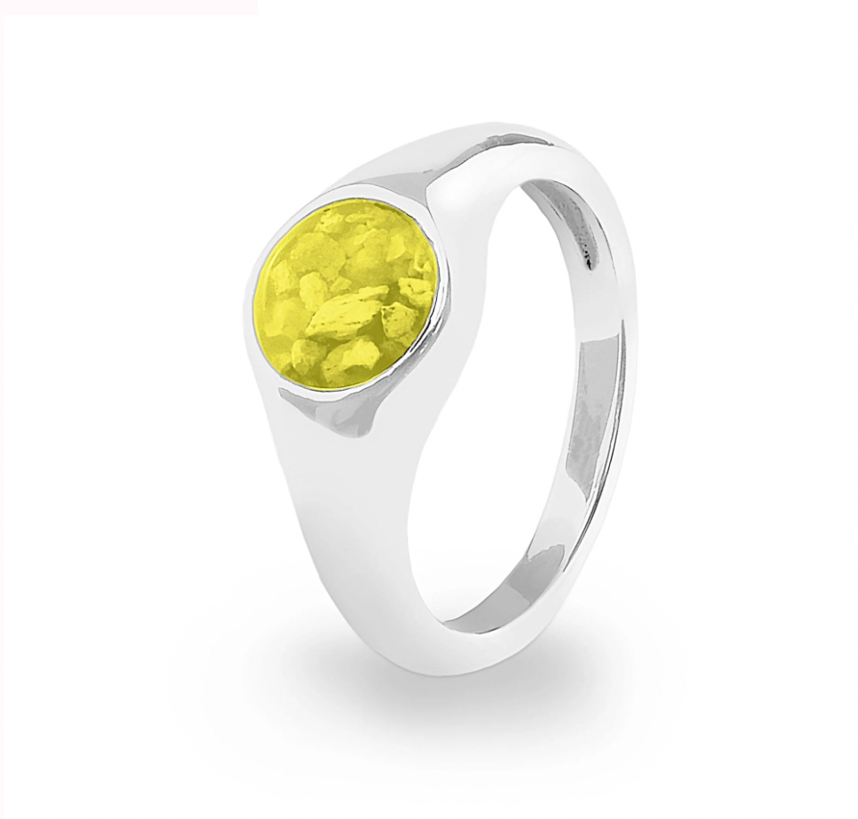 Unisex Pride Memorial Ashes Ring