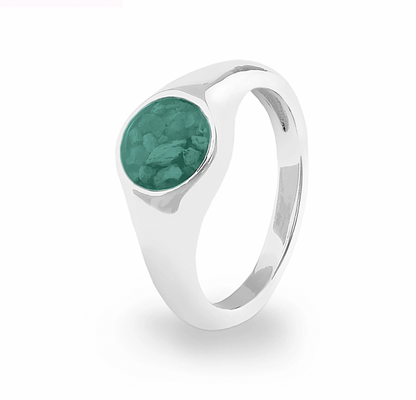 Unisex Pride Memorial Ashes Ring